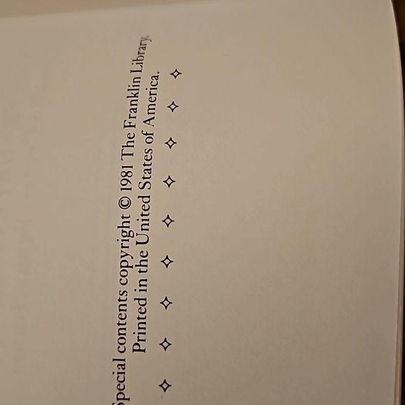 1st Printing Franklin Mint 1981 Jane Eyre Leather MINT collectible SALE - Picture 8 of 12